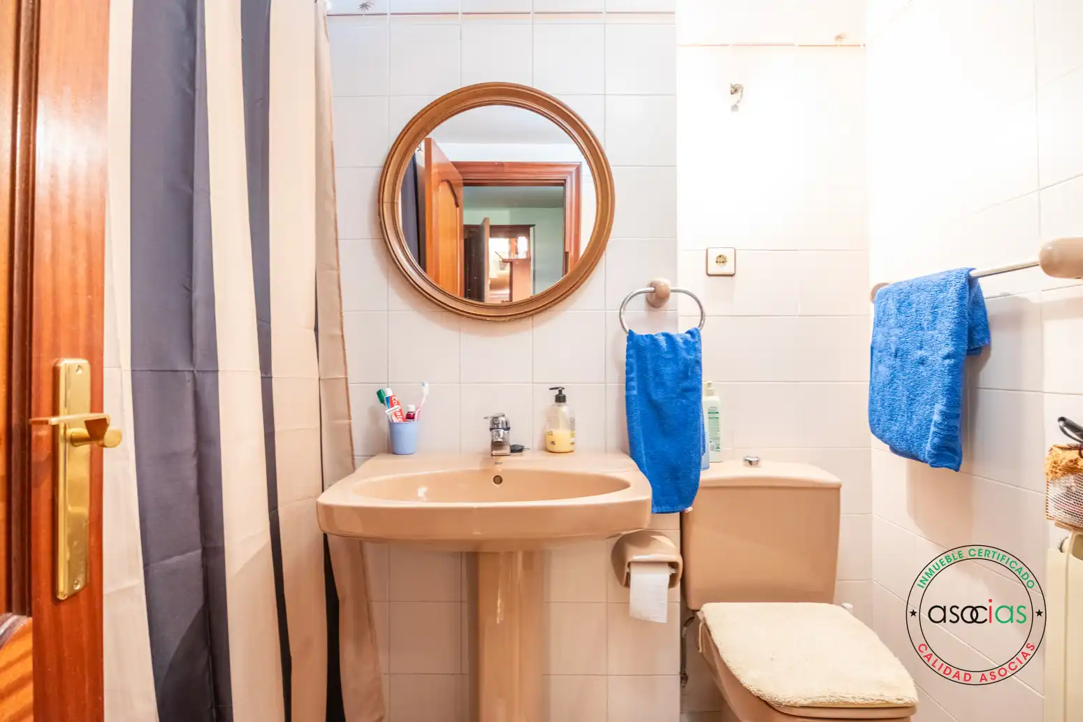 Bathroom of Flat for sale in Teverga  with Heating, Parquet flooring and Terrace
