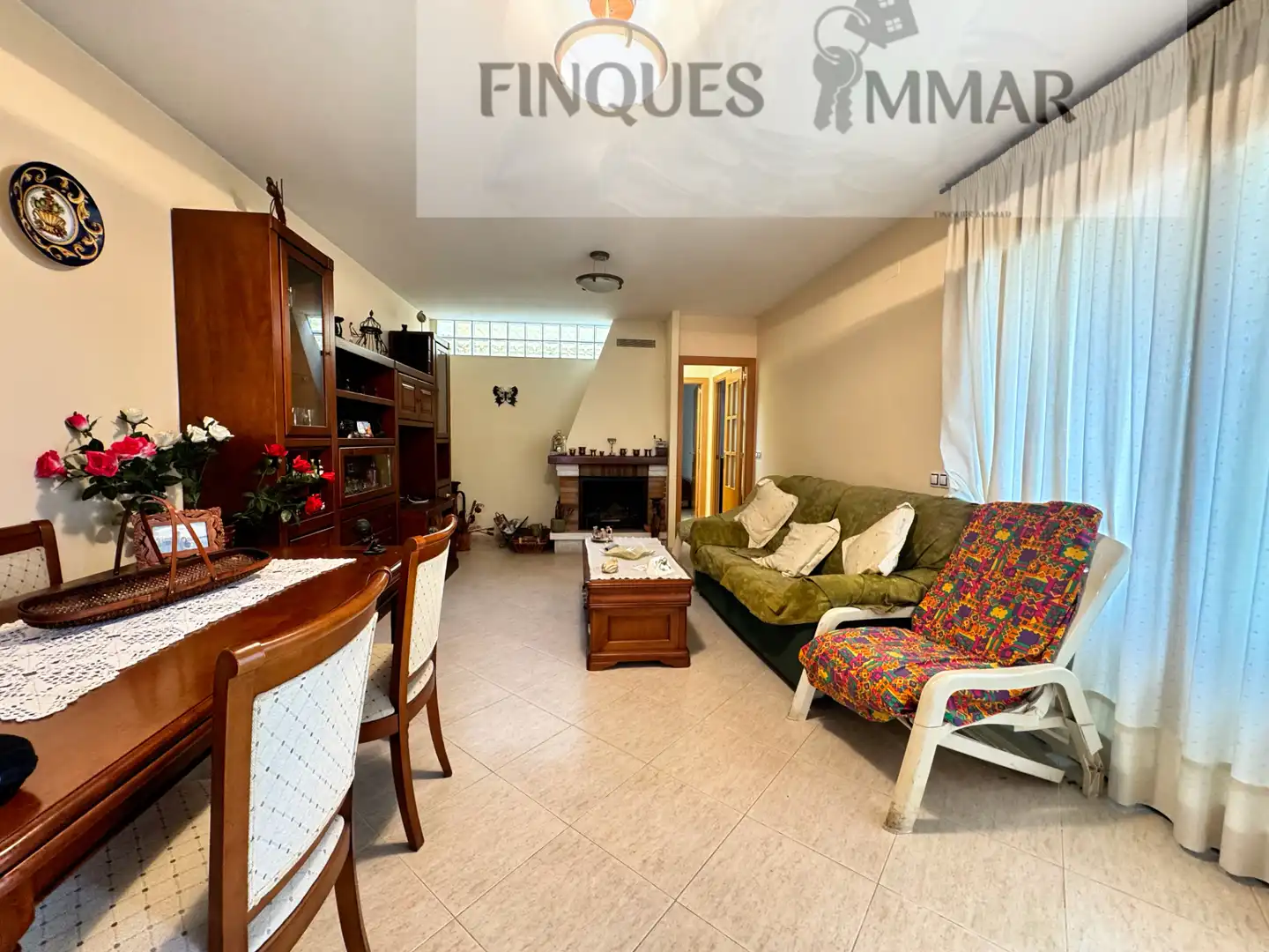 Sala de estar de Casa o chalet en venta en Sils con Calefacción, Jardín privado y Terraza