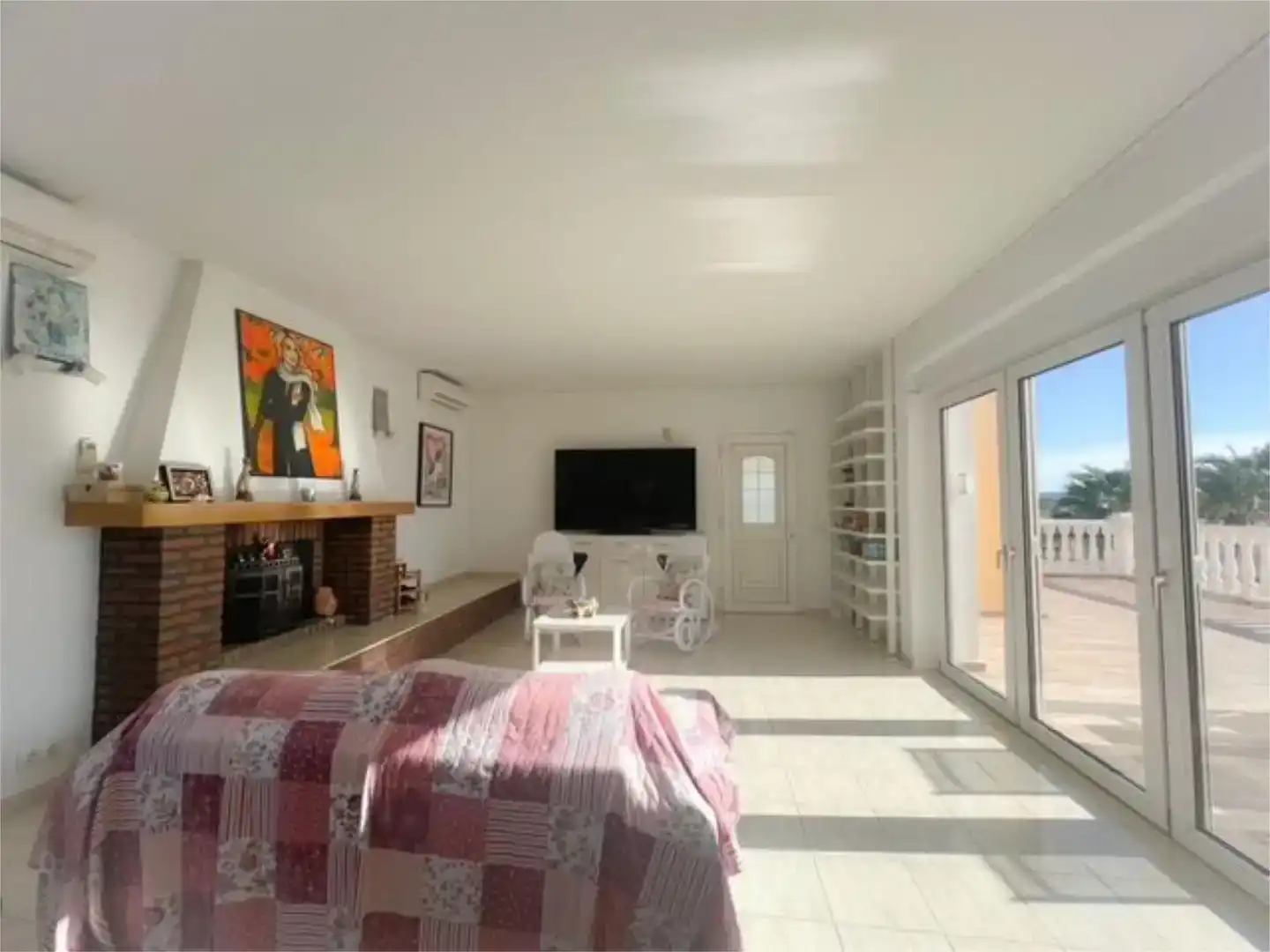 Sala de estar de Casa o chalet en venta en Mutxamel con Aire acondicionado, Piscina y Balcón