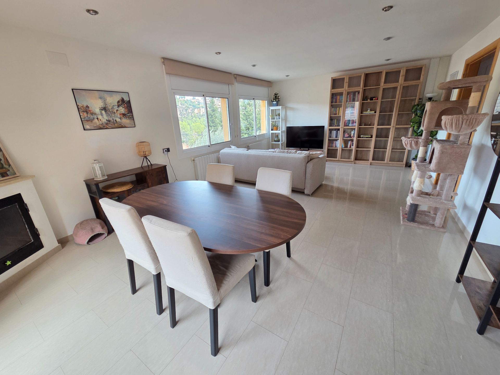 Sala d'estar de Casa o xalet en venda en Cervelló amb Aire condicionat, Calefacció i Terrassa