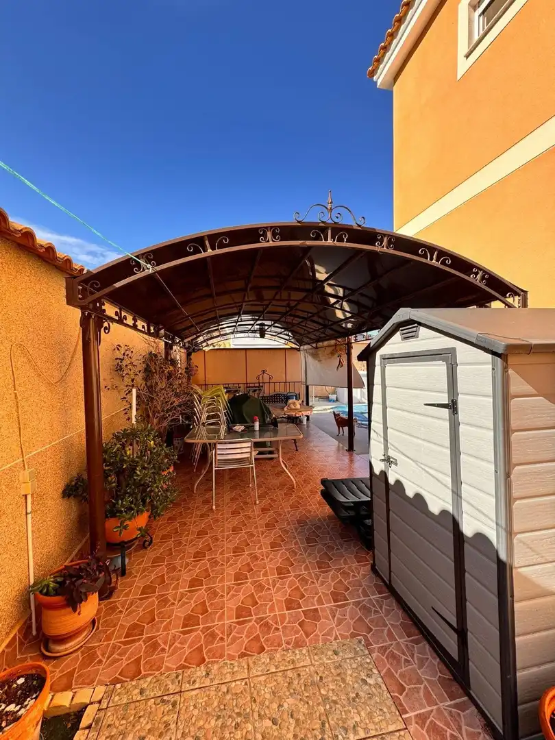 Terrassa de Casa o xalet en venda en Cartagena amb Calefacció, Jardí privat i Piscina
