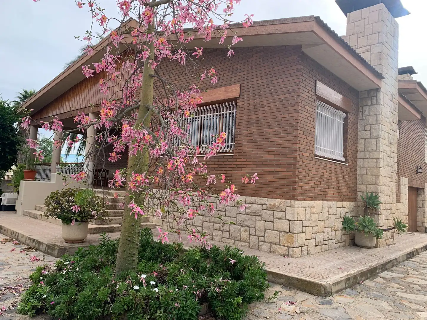 Vista exterior de Casa o chalet en venta en Mutxamel con Aire acondicionado, Calefacción y Jardín privado