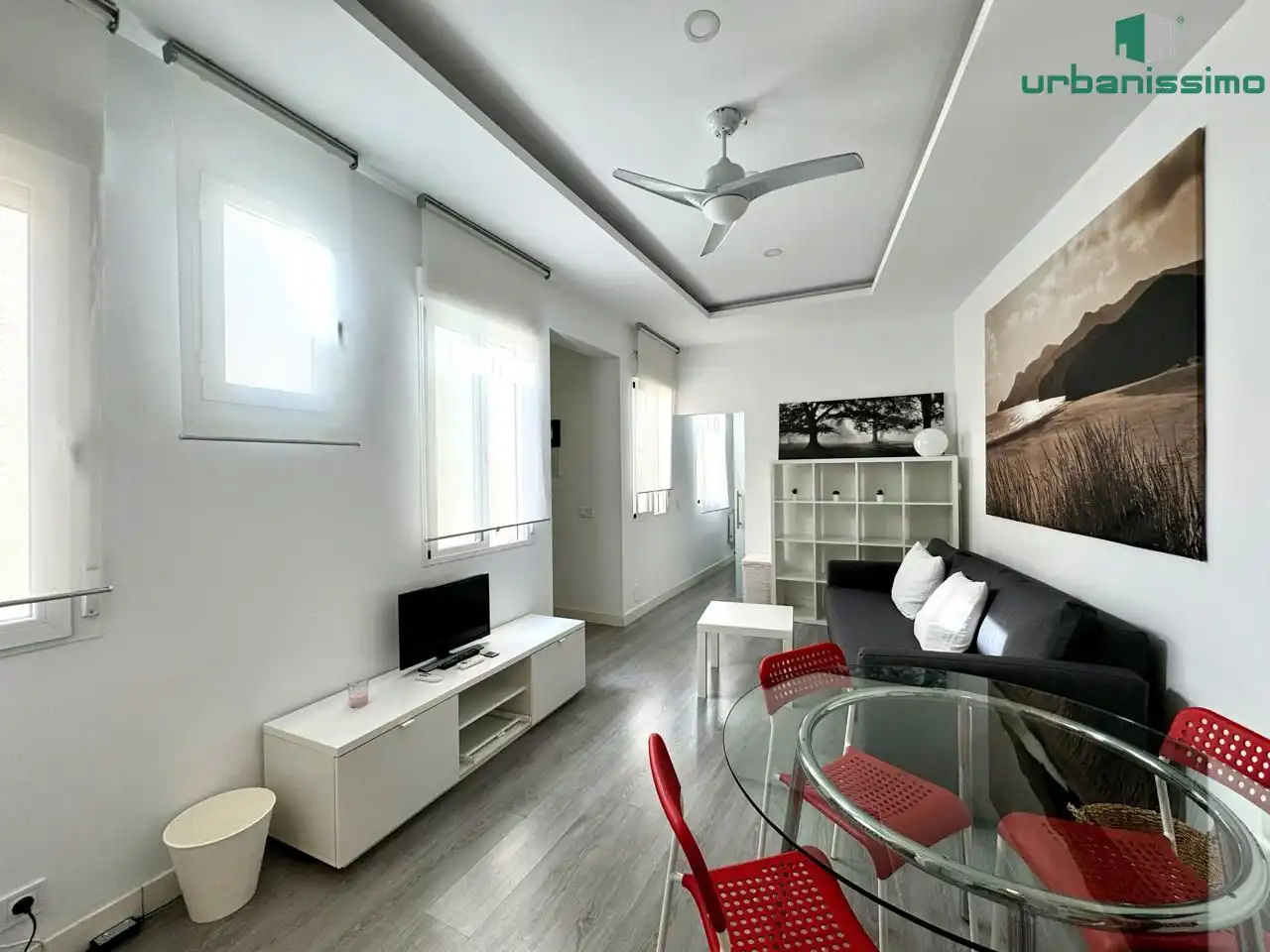 Living room of Apartments for sale in Madrid  with Air Conditioner