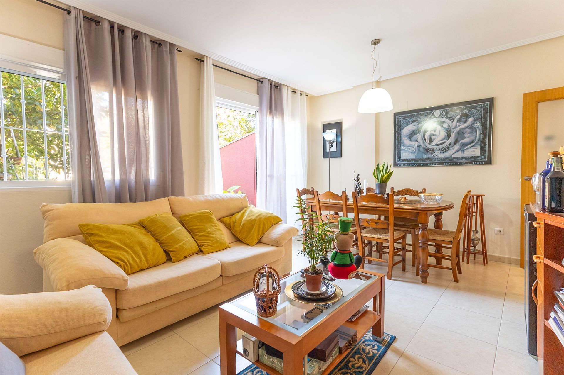 Living room of Flat for sale in Pedreguer  with Air Conditioner, Heating and Private garden