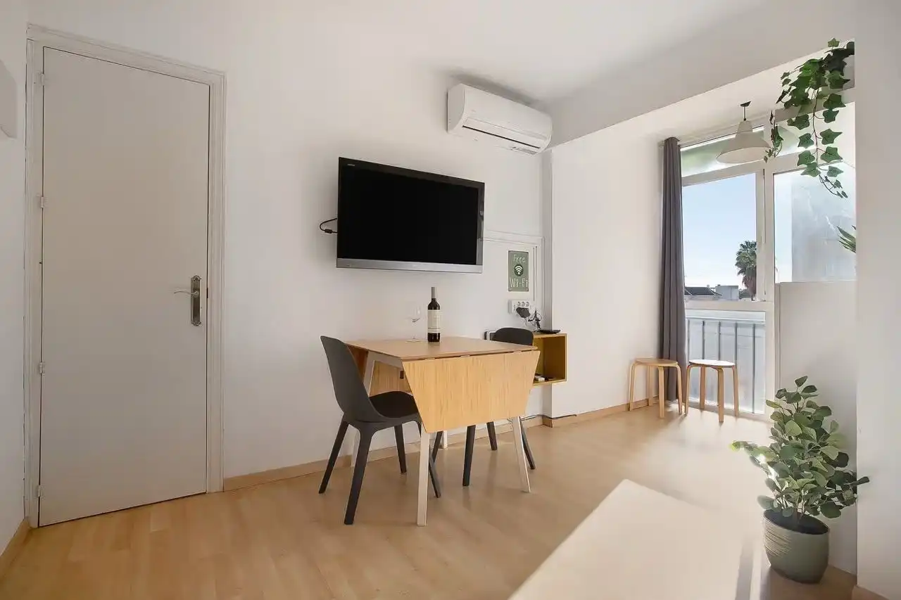 Sala d'estar de Apartament de lloguer en Los Álamos