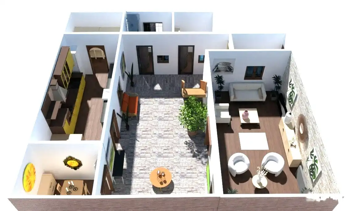 Sala de estar de Casa adosada en venta en Teror con Parquet, Terraza y Amueblado