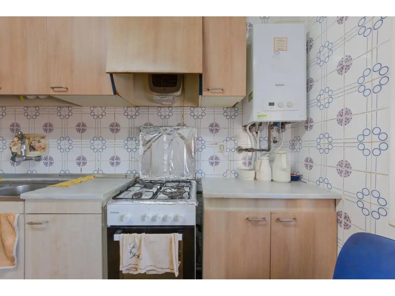 Küche von Wohnung zum Verkauf in Salt mit Heizung