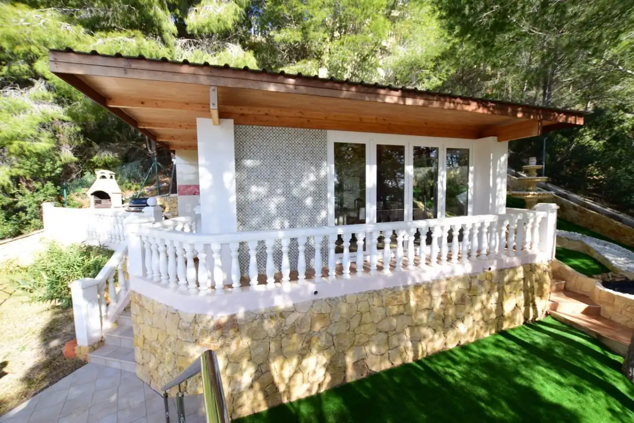 Terraza de Casa o chalet en venta en Altea con Aire acondicionado, Jardín privado y Trastero