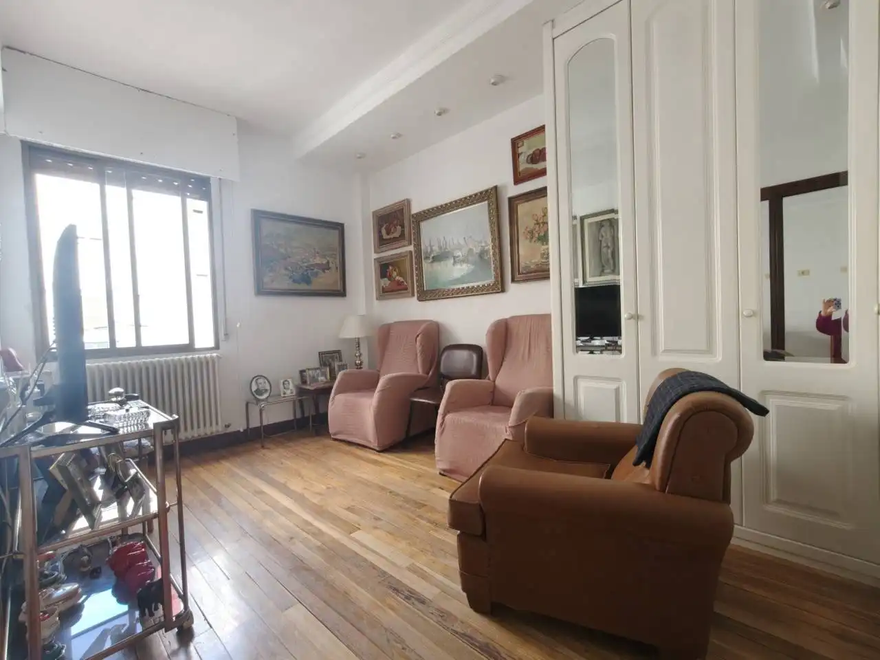 Sala de estar de Piso en venta en Indautxu