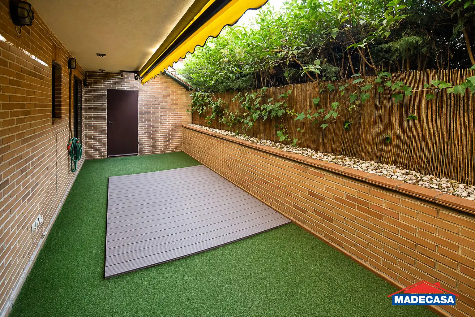Terrasse von Maisonette zur Miete in Brunete mit Klimaanlage, Heizung und Privatgarten