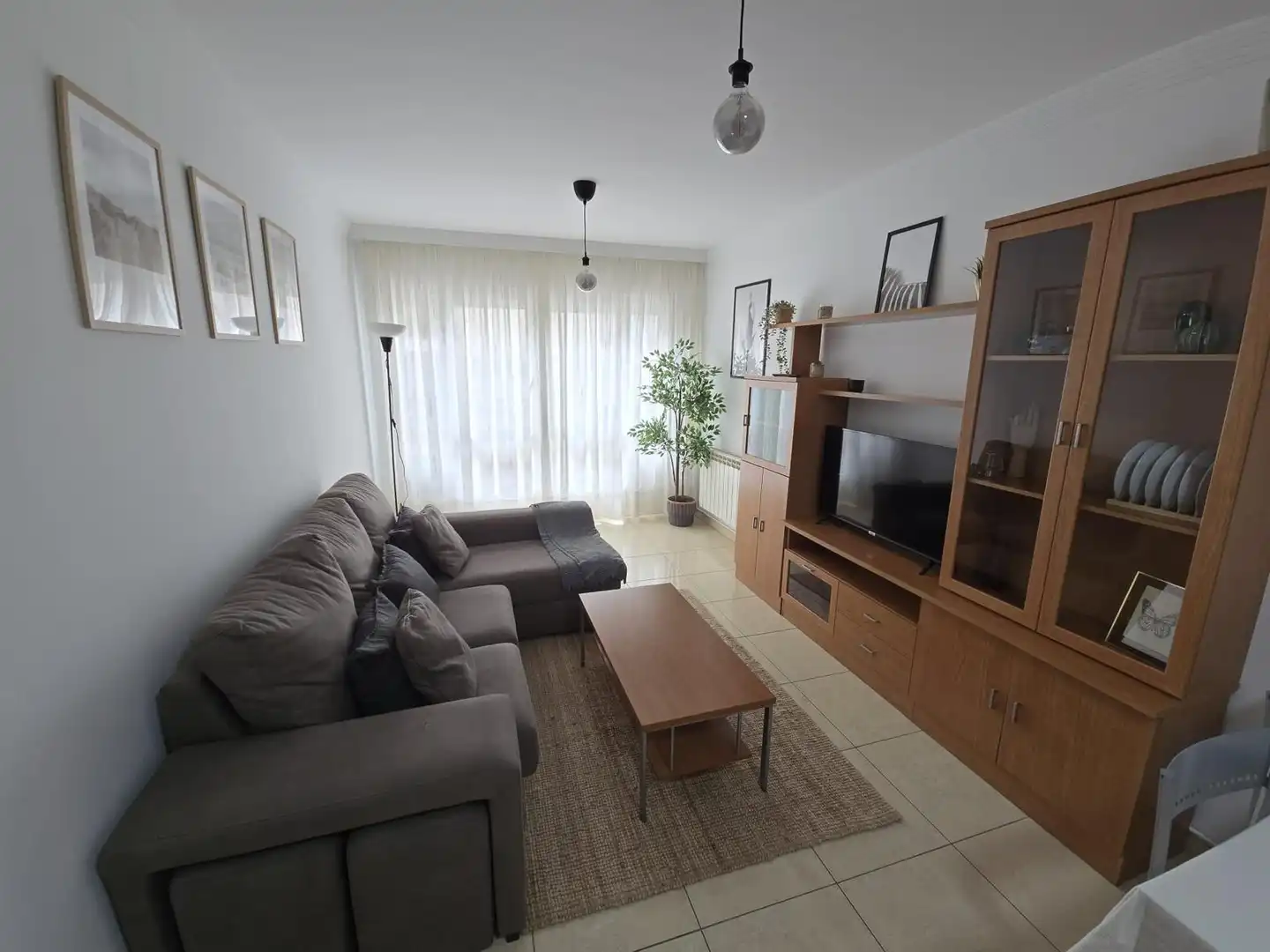 Sala d'estar de Apartament de lloguer en Boiro, A Coruña