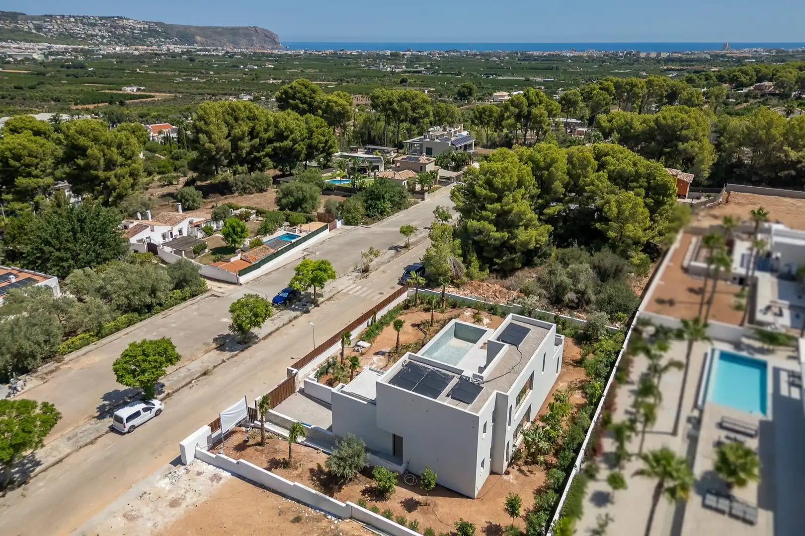 Vista exterior de Casa o xalet en venda en Jávea / Xàbia amb Aire condicionat, Calefacció i Jardí privat