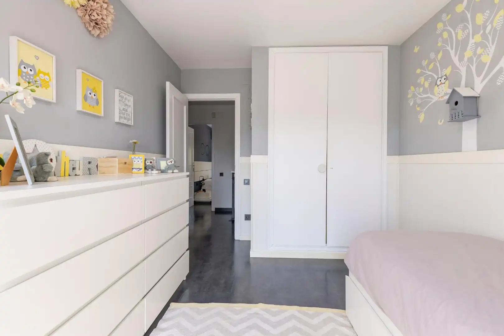 Habitación de Casa adosada en venta en Benimuslem con Aire acondicionado, Calefacción y Parquet