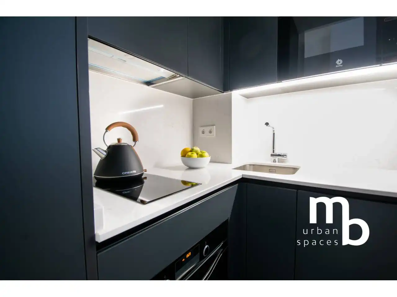 Cocina de Piso de alquiler en Madrid con Aire acondicionado, Calefacción y Parquet