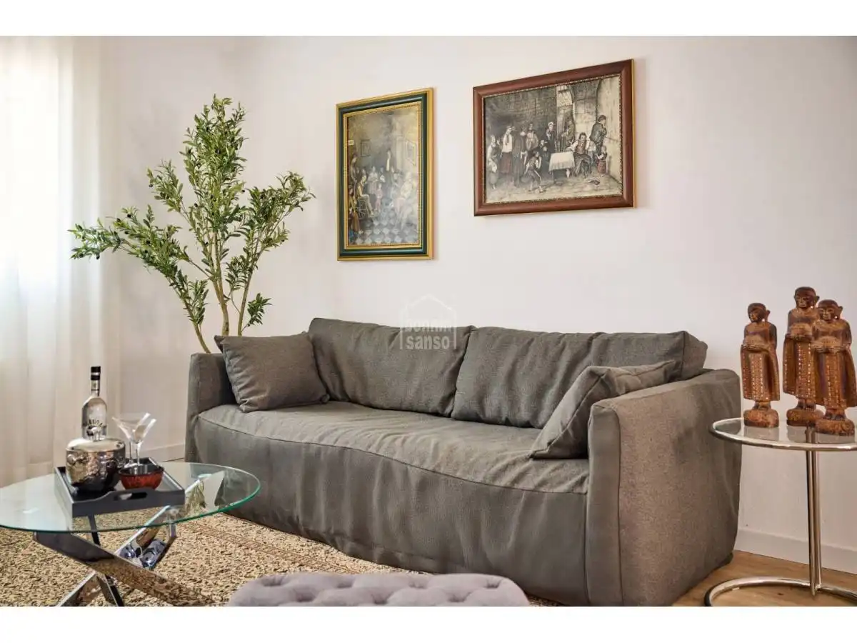 Sala de estar de Casa o chalet en venta en Sant Lluís con Calefacción, Jardín privado y Terraza