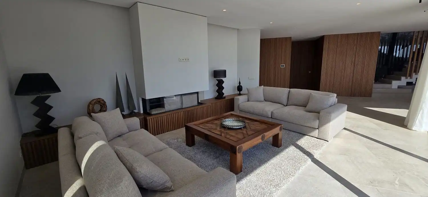 Sala d'estar de Casa o xalet en venda en Andratx amb Aire condicionat, Calefacció i Jardí privat