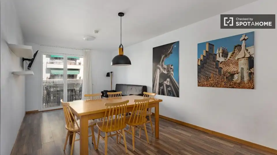 Appartamento con terrazza in affitto a Eixample, imagen 9