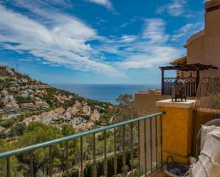 Vista exterior de Casa adosada en venda en Altea amb Piscina