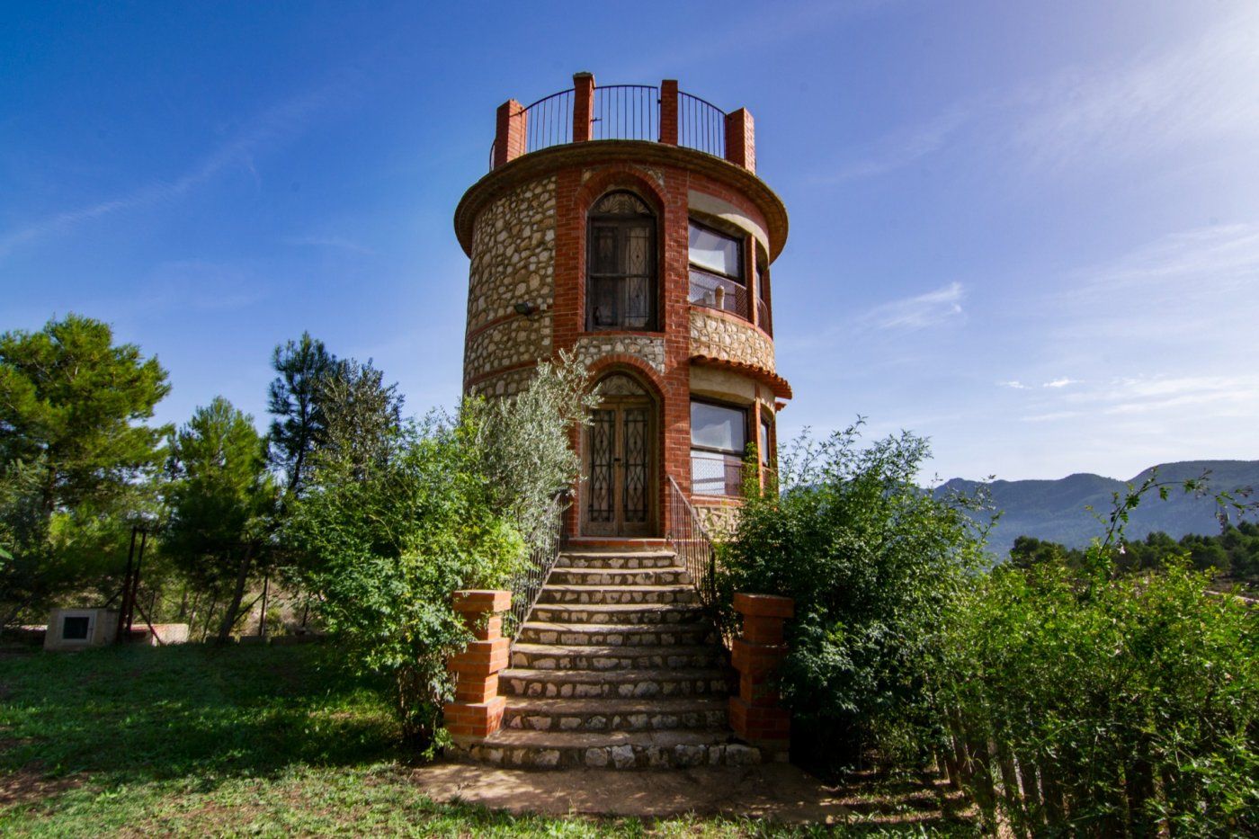 Exterior view of House or chalet for sale in Mogente / Moixent  with Terrace, Storage room and Swimming Pool