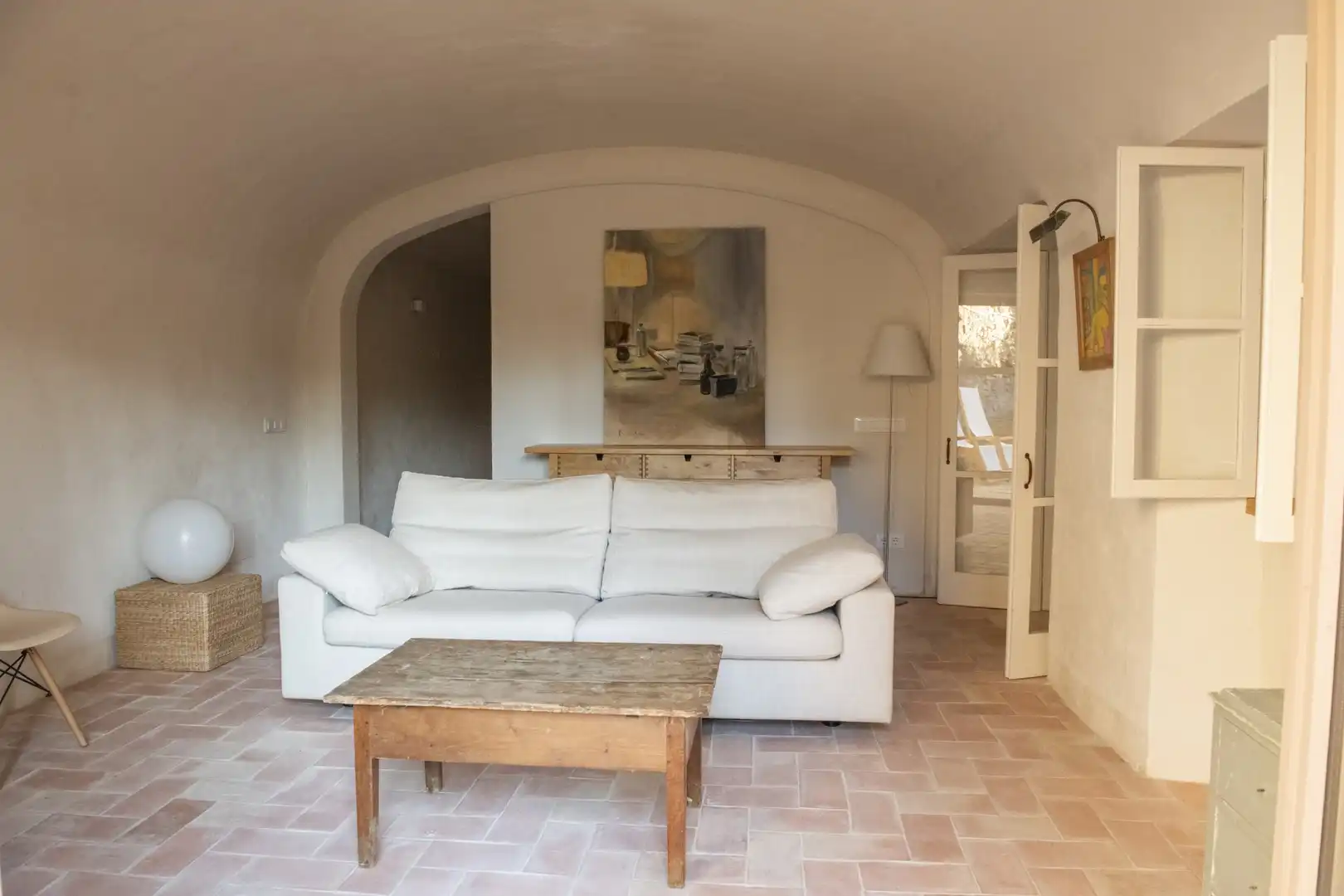 Sala de estar de Piso de alquiler en Girona con Aire acondicionado, Calefacción y Terraza
