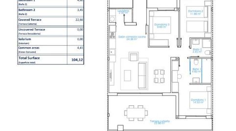 Foto 4 de Apartamento en venta en Calle Salar, El Mojón, Pilar de la Horadada