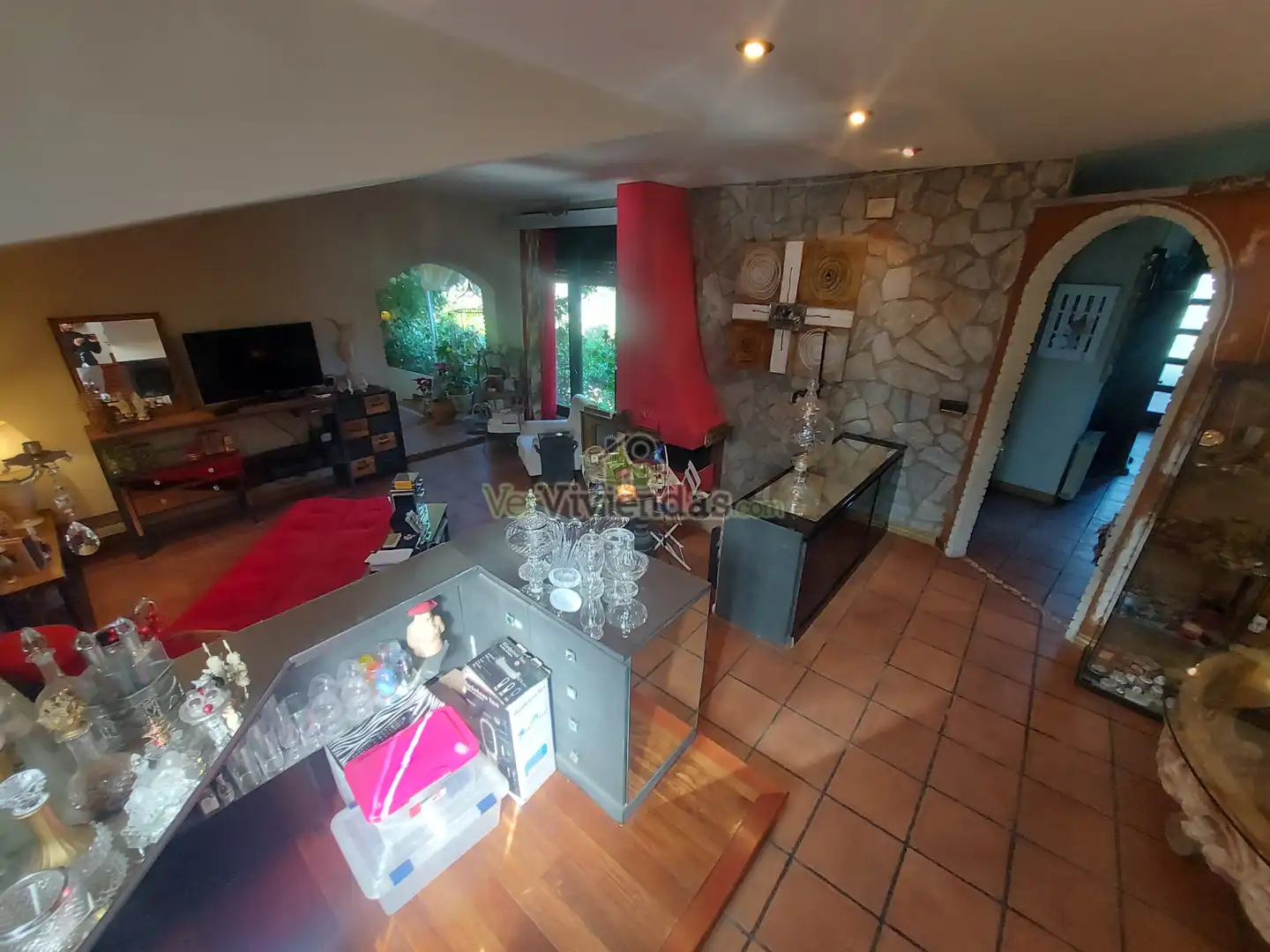 Sala de estar de Casa o chalet en venta en Vallirana con Calefacción, Jardín privado y Terraza