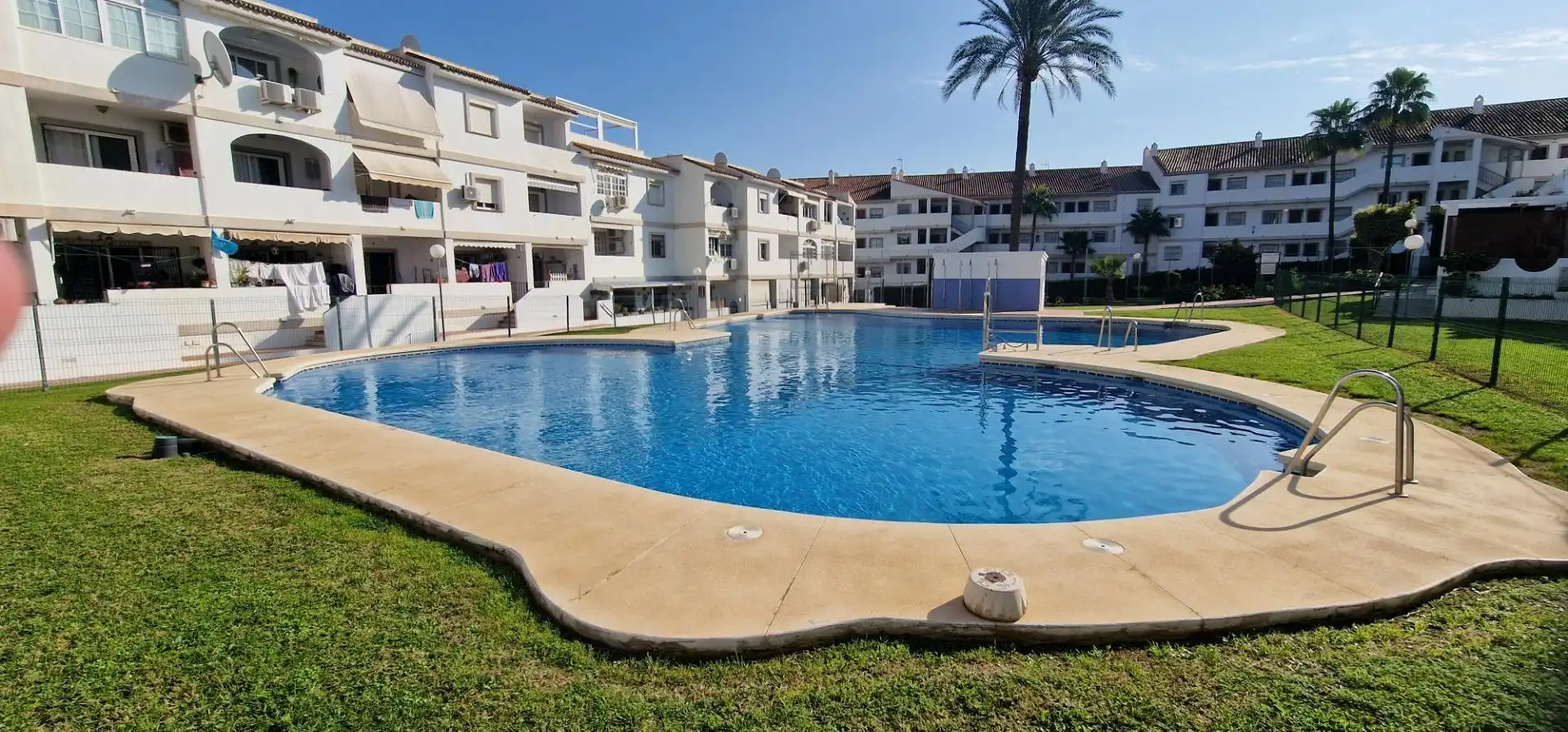 Piscina de Apartamento en venta en Mijas con Jardín privado, Terraza y Piscina comunitaria