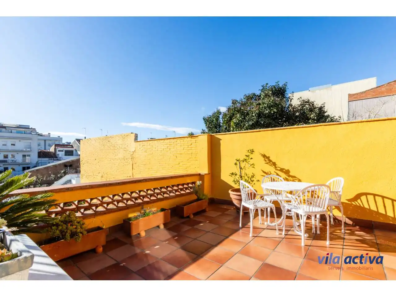 Terrassa de Casa o xalet en venda en Terrassa amb Aire condicionat, Calefacció i Jardí privat