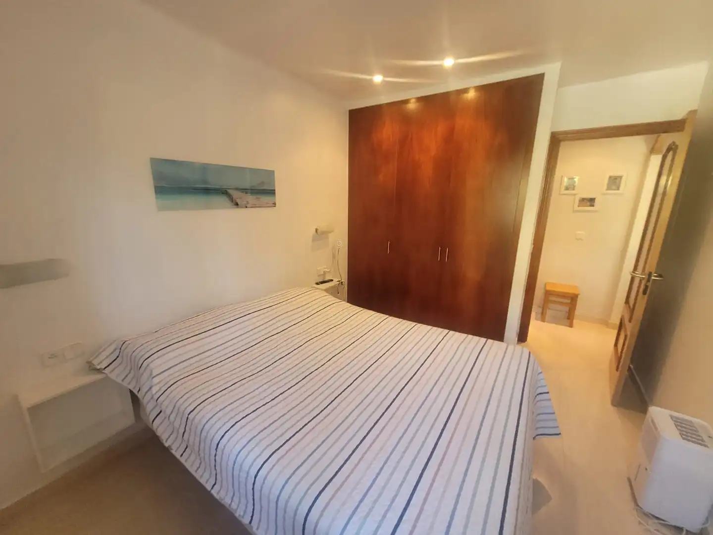 Schlafzimmer von Wohnung zum Verkauf in Palafrugell mit Heizung, Abstellraum und Ofen