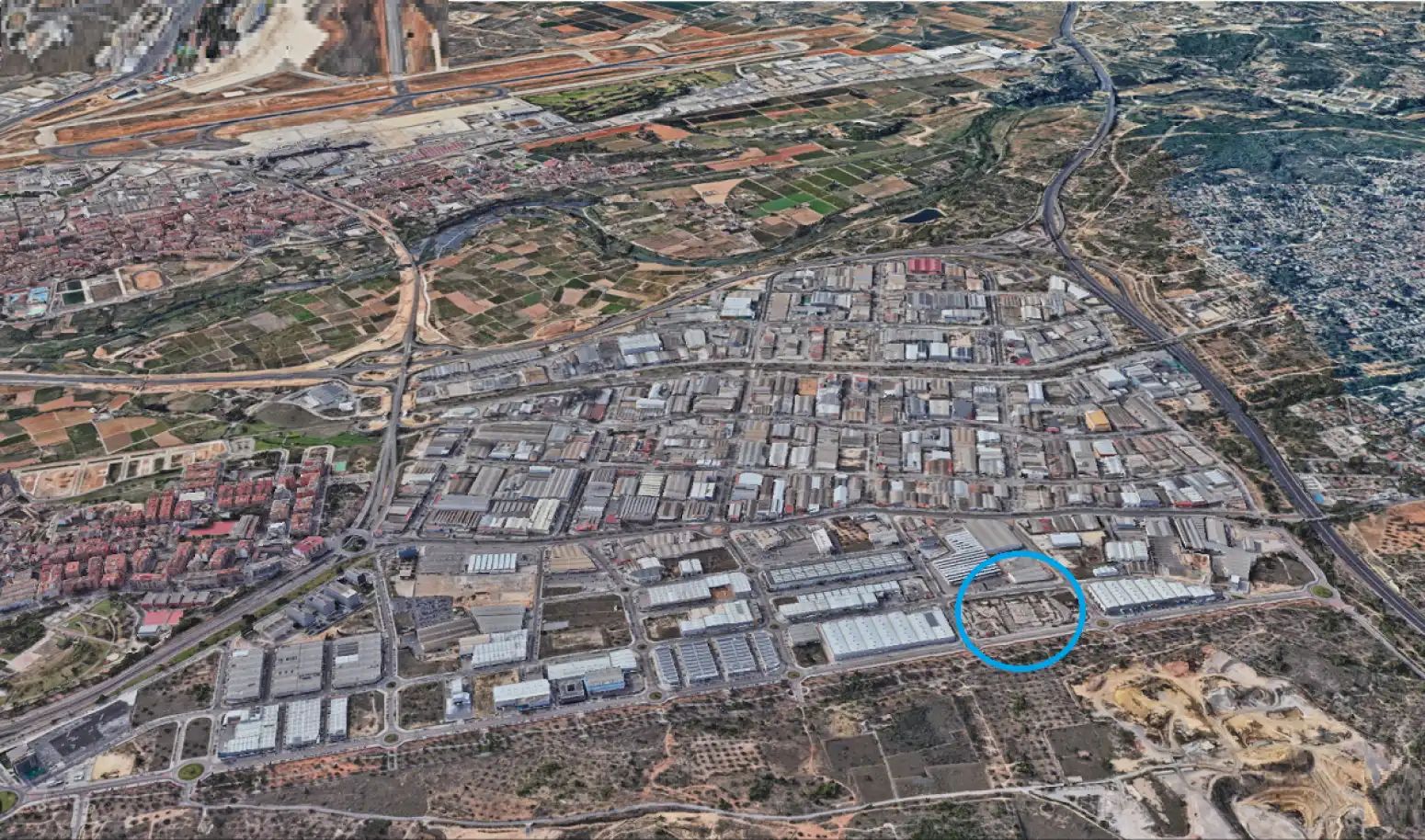 Vista exterior de Terreno en venta en Paterna