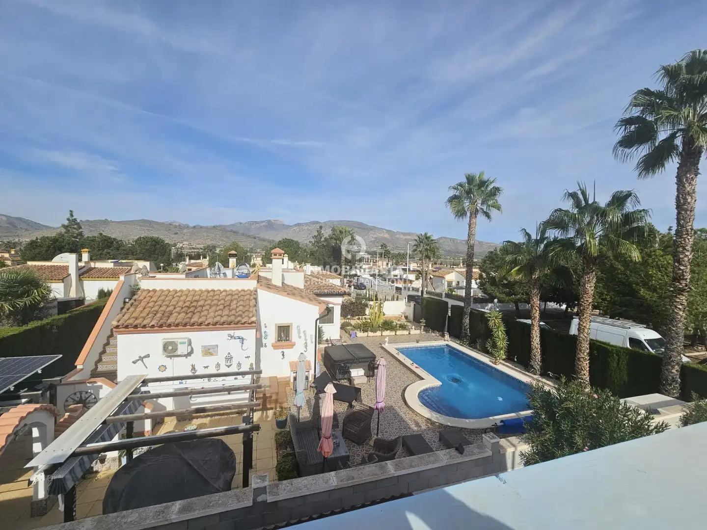 Vista exterior de Casa o chalet en venta en Hondón de las Nieves / El Fondó de les Neus con Aire acondicionado, Calefacción y Jardín privado