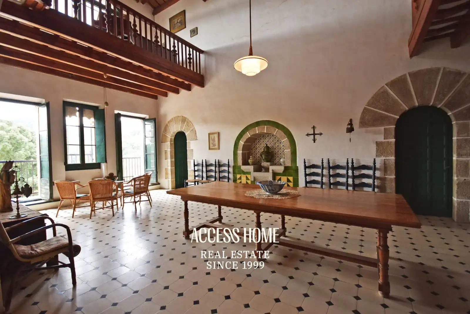 Esszimmer von Country house zum Verkauf in Argentona mit Heizung