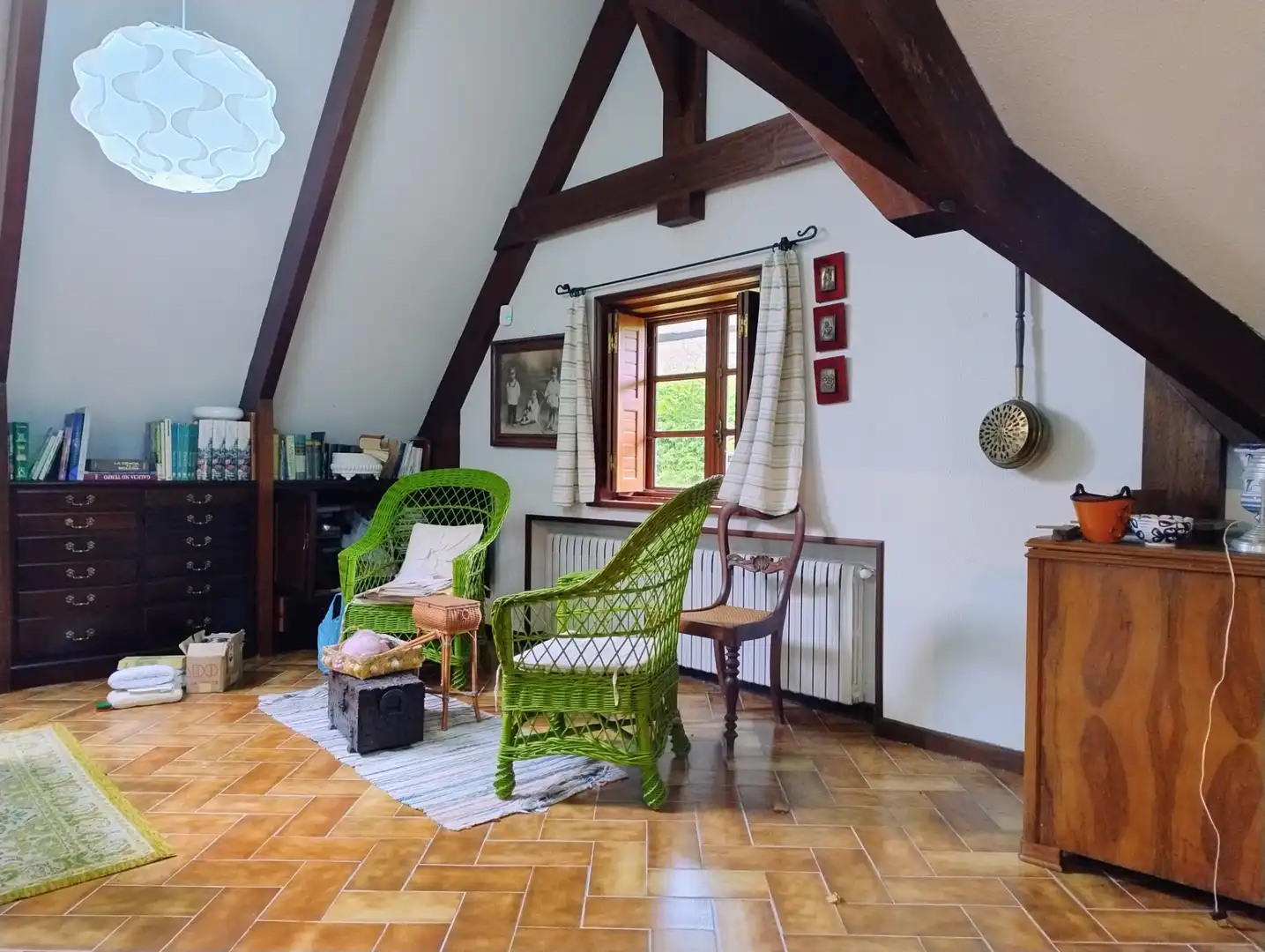 Sala de estar de Casa o chalet en venta en Lugo con Amueblado
