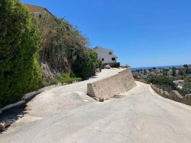 Vista exterior de Piso en venta en Benissa con Aire acondicionado, Jardín privado y Terraza