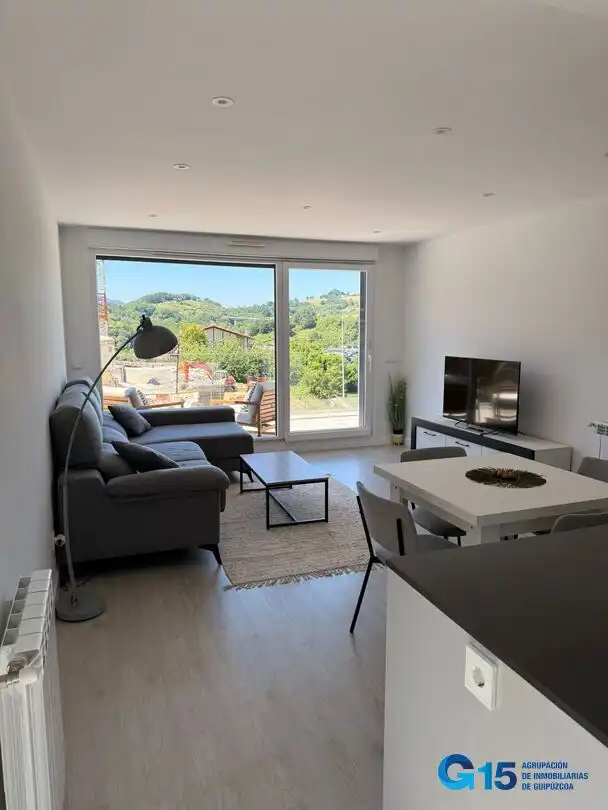 Sala de estar de Ático en venta en Astigarraga con Calefacción y Terraza