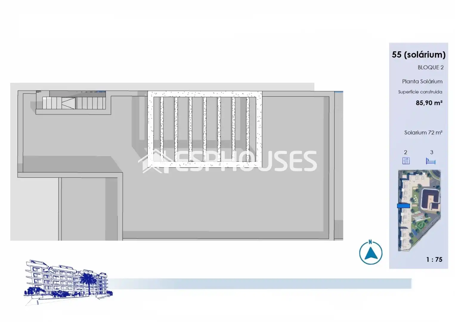 Ático con terraza en venta en El Raso, imagen 9
