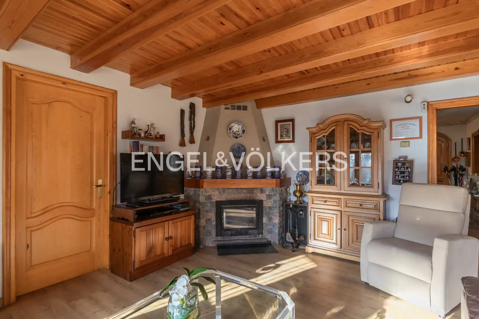 Sala de estar de Casa o chalet en venta en Llívia con Calefacción, Jardín privado y Parquet
