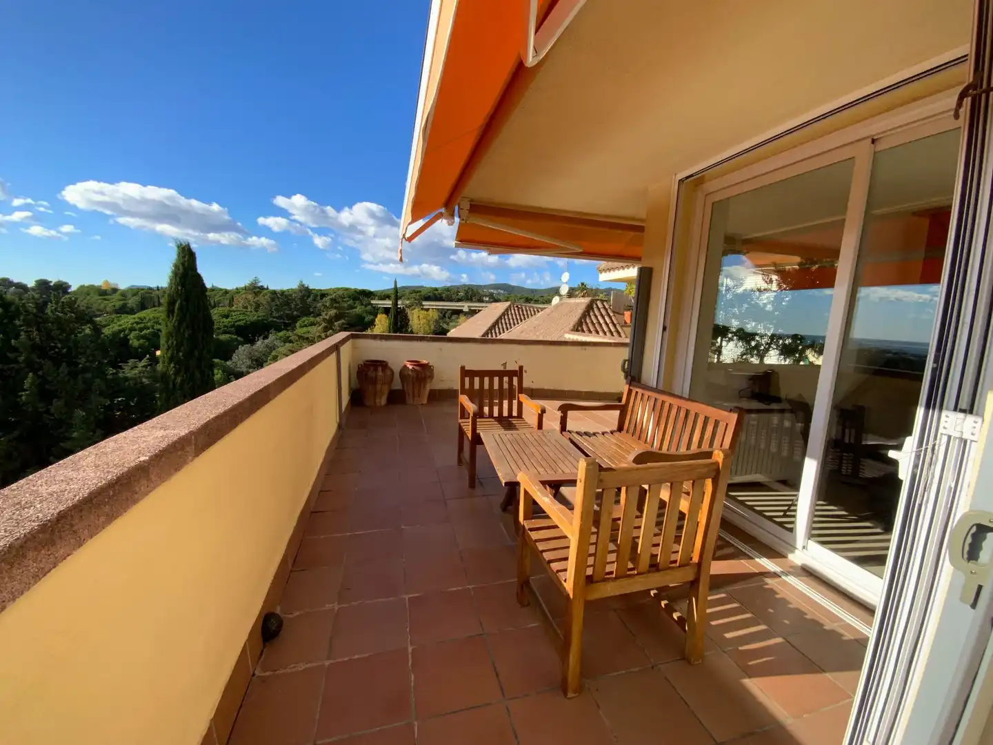 Terrasse von Dachboden zum Verkauf in Sant Vicenç de Montalt mit Klimaanlage, Heizung und Abstellraum