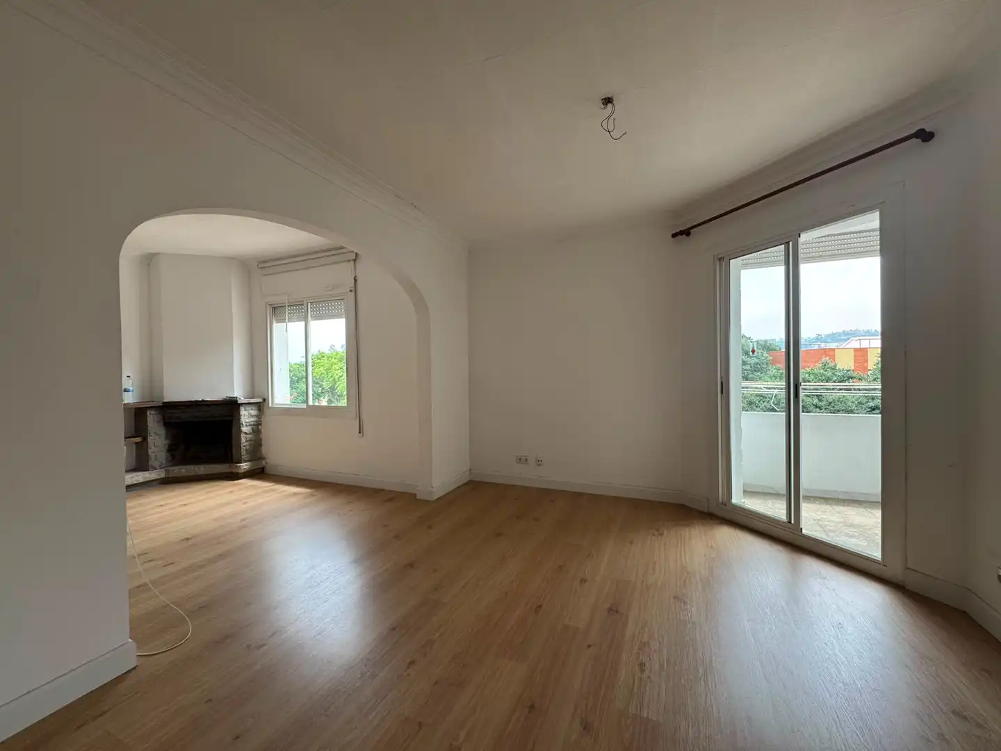 Sala de estar de Piso en venta en Barcelona con Aire acondicionado, Calefacción y Parquet