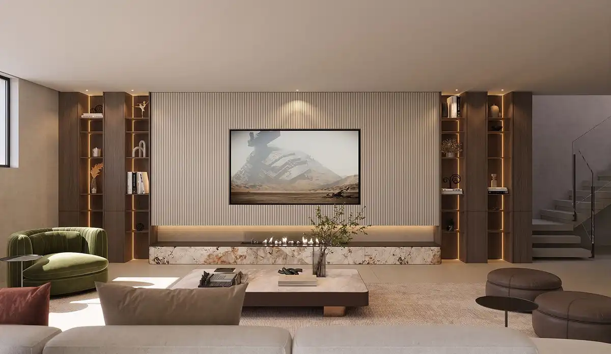 Living room of Houses for sale in Marbella  with Air Conditioner, Private garden and Terrace