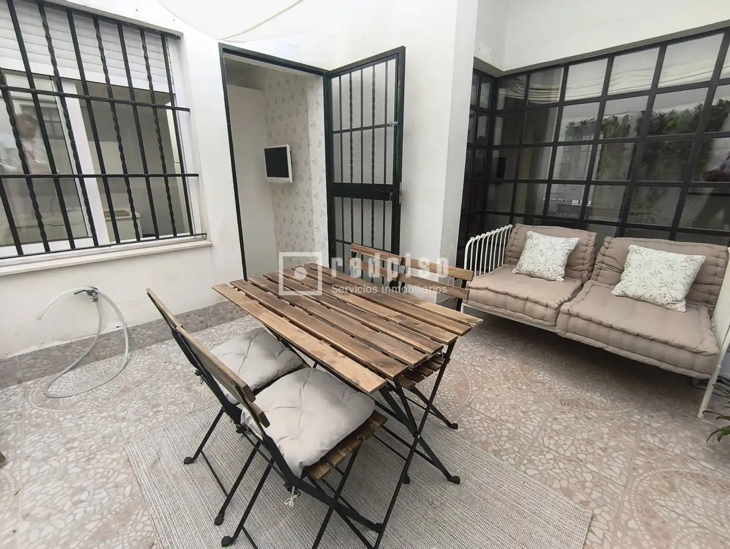 Terraza de Piso de alquiler en Sevilla con Aire acondicionado, Terraza y Amueblado