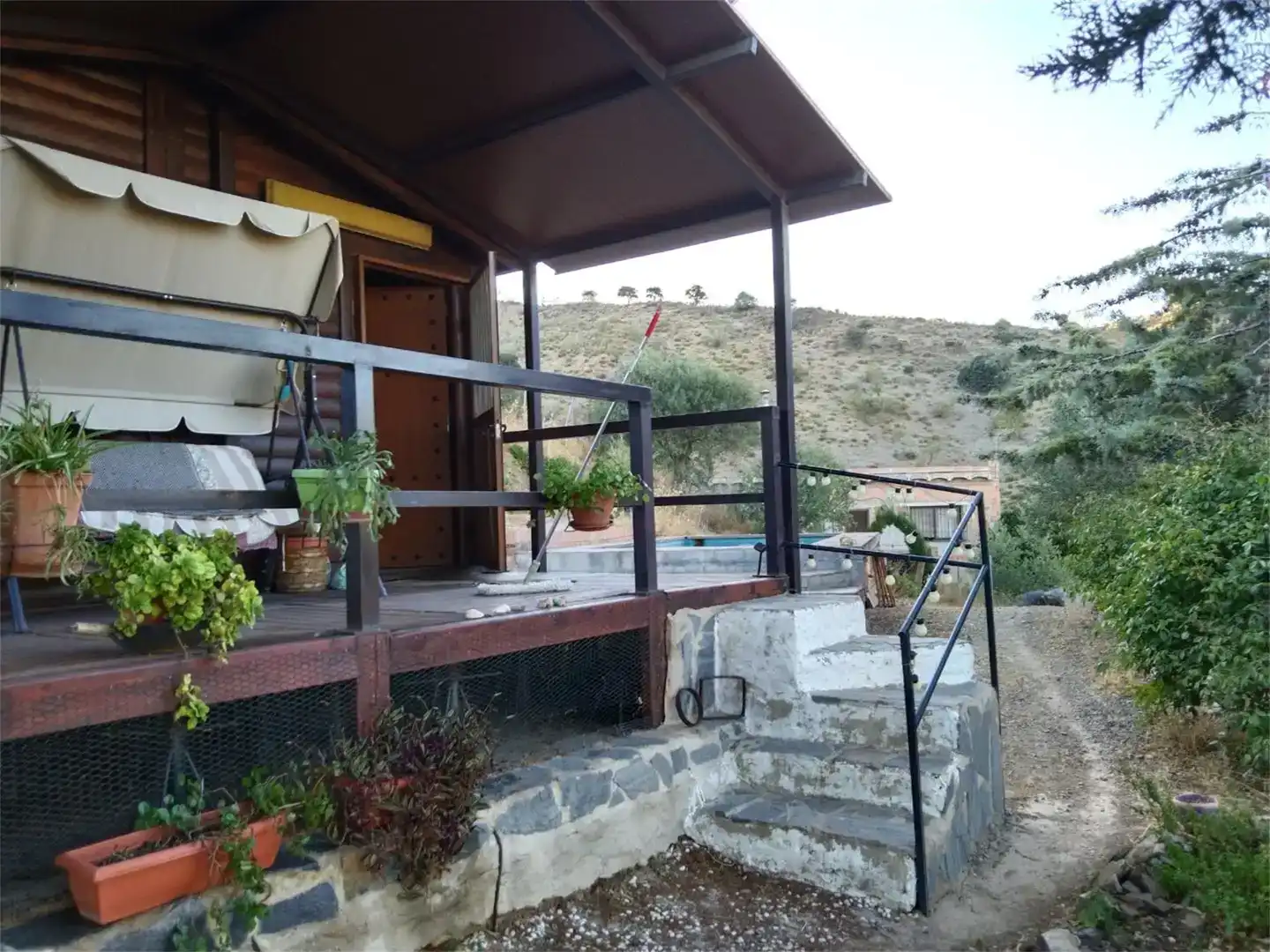 Terraza de Piso en venta en Carratraca con Jardín privado, Piscina y Amueblado