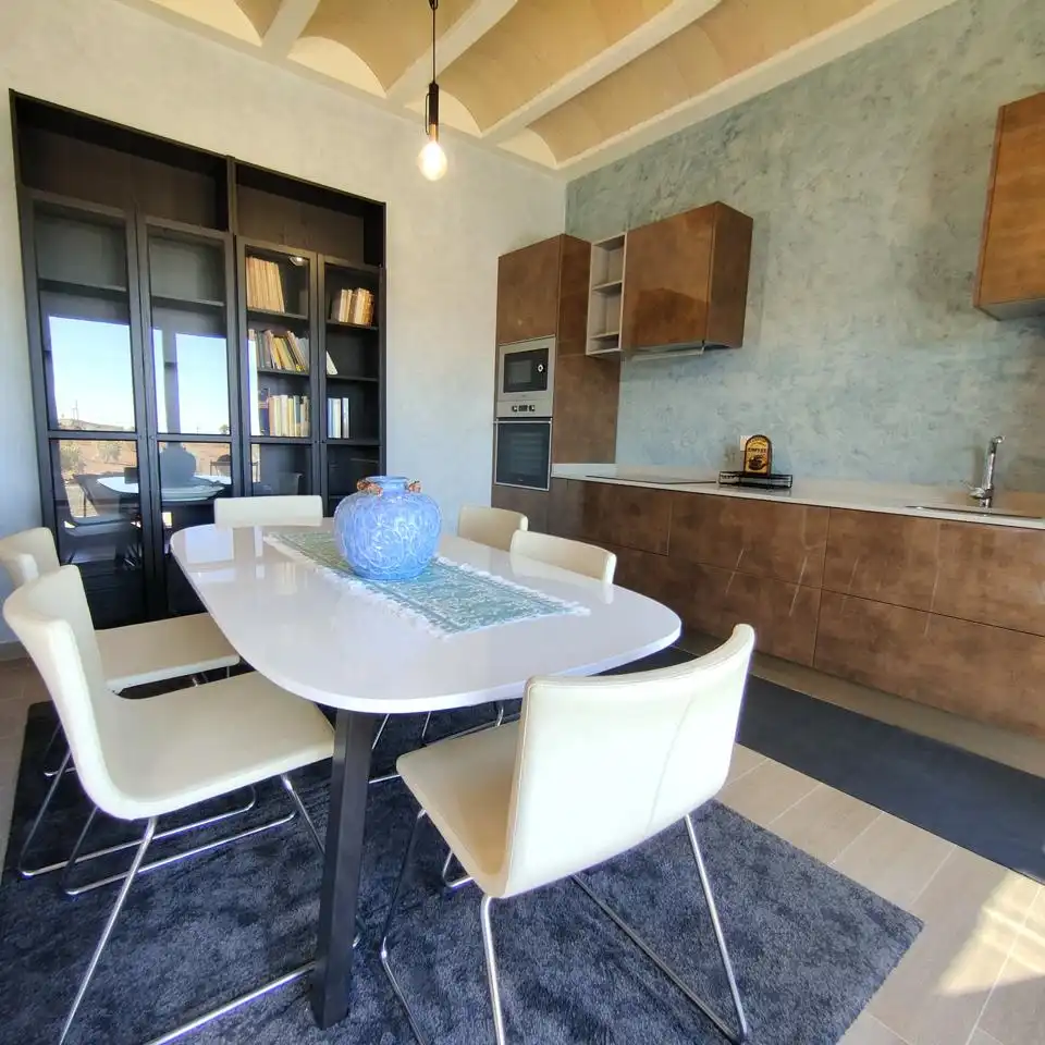 Comedor de Casa o chalet en venta en Telde con Jardín privado, Parquet y Terraza
