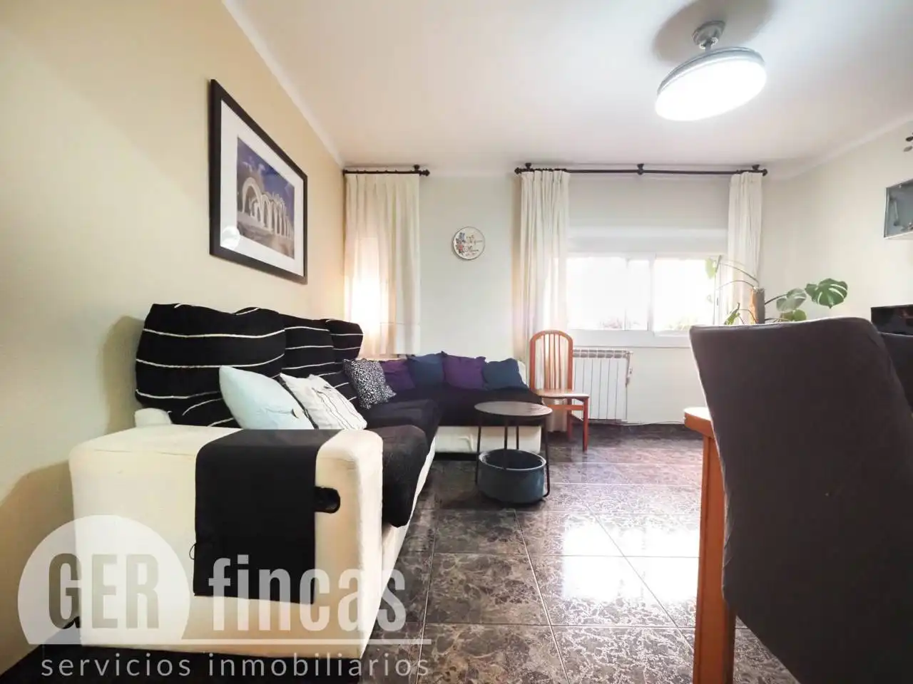 Wohnzimmer von Wohnung zum Verkauf in Terrassa mit Heizung und Alarm