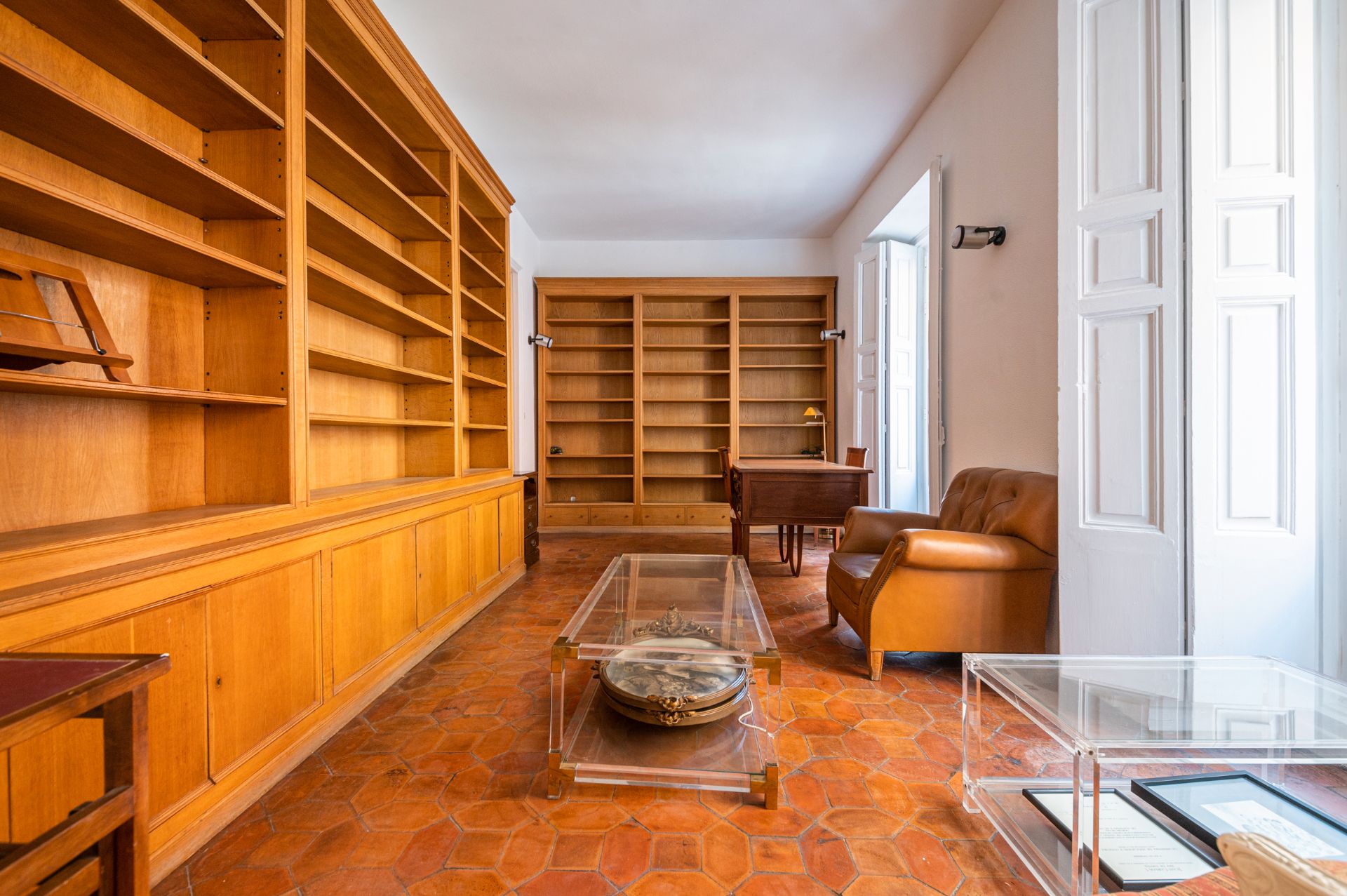 Living room of Flat for sale in  Madrid Capital  with Heating, Furnished and Balcony