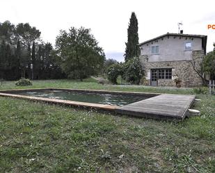 Piscina de Finca rústica de lloguer en Rupià amb Terrassa i Piscina