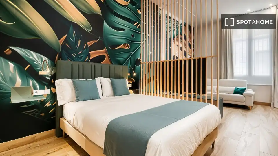 Dormitori de Apartament per a compartir en Altea amb Aire condicionat, Terrassa i Moblat