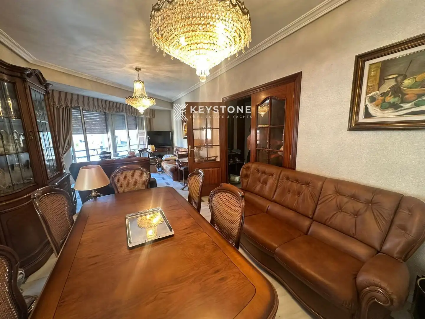 Dining room of Flat for sale in Alicante / Alacant  with Heating, Terrace and Furnished