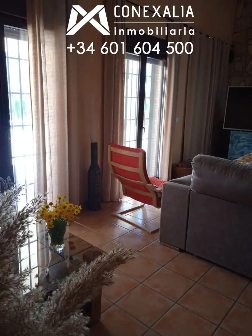 Sala de estar de Finca rústica en venta en Algodonales con Piscina