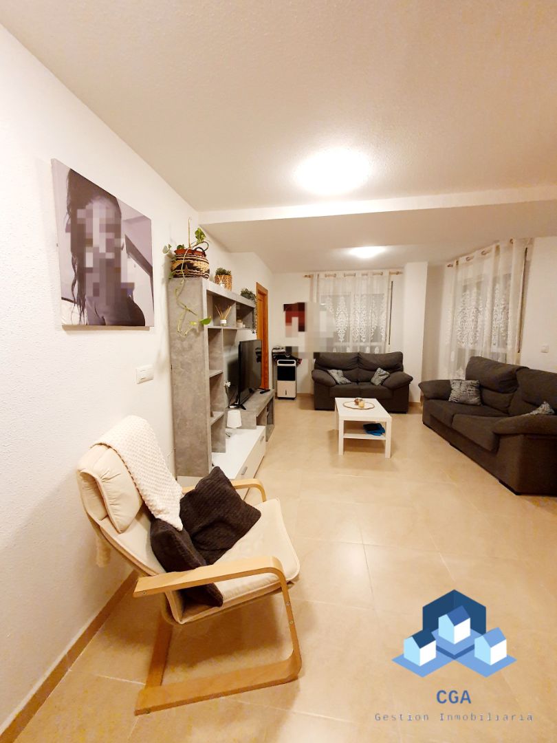Sala de estar de Piso en venta en Lorca con Aire acondicionado, Trastero y Amueblado
